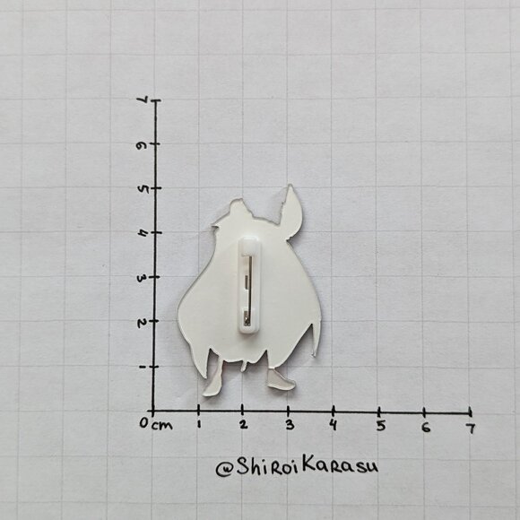 Kawaii One Piece Anime Acrylic Pins Set of 6 NEW - Picture 9 of 13